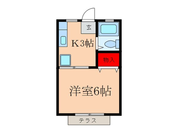 グリ－ンハイツ北町の物件間取画像